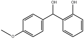 o-hydroxy-±-(p-anisyl)benzyl alcohol Struktur