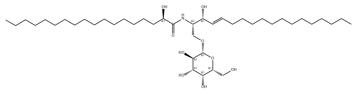 C18(2R-OH) GALACTOSYL(Β) CERAMIDE Structure