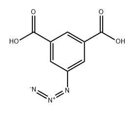 5-azidobenzene-1,3-dicarboxylic acid Struktur