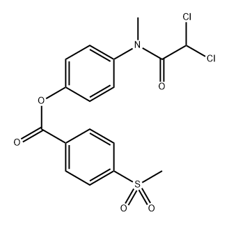化合物 Benzoic acid, p-(methylsulfonyl)-, ester with 2,2-dichloro-4