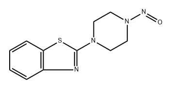 2-(4-Nitroso-1-piperazinyl)benzothiazole Struktur