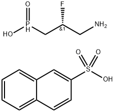 Lesogaberan napadisylate Structure