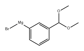 Magnesium, bromo[3-(dimethoxymethyl)phenyl]- Struktur