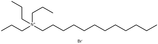 1-Dodecanaminium, N,N,N-tripropyl-, bromide (1:1) Struktur