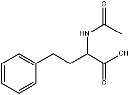 Benzenebutanoic acid, α-(acetylamino)- Struktur