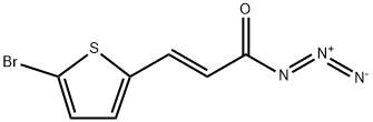 2-Propenoyl azide, 3-(5-bromo-2-thienyl)-, (2E)-