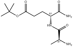 D-α-Glutamine, L-alanyl-, 1,1-dimethylethyl ester Struktur
