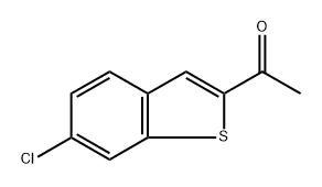 1-(6-chloro-1-benzothiophen-2-yl)ethan-1-one Struktur