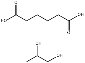 Hexanedioic acid, polymer with 1,2-propanediol, esters with C12-20-fatty acids Struktur