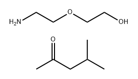 2-Pentanone, 4-methyl-, reaction products with 2-(2-aminoethoxy)ethanol Struktur