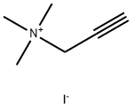 2-PROPYNYLTRIMETHYLAMMONIUM IODIDE Structure