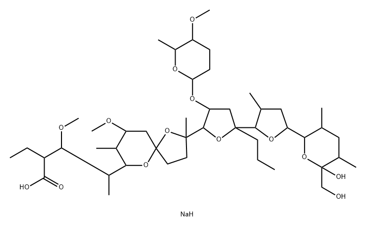 Antibiotic CP 47434 sodium salt Struktur