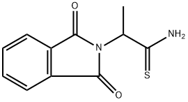 2H-Isoindole-2-ethanethioamide, 1,3-dihydro-a-methyl-1,3-dioxo- Struktur