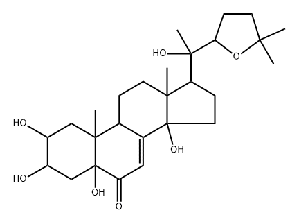 筋骨草甾酮D 結(jié)構(gòu)式