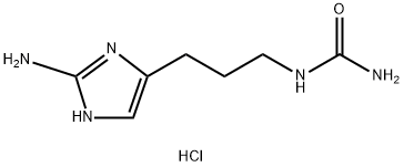Urea, N-[3-(2-amino-1H-imidazol-5-yl)propyl]-, hydrochloride (1:1)