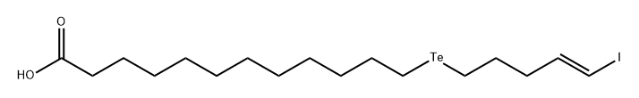 12-[(E)-5-iodopent-4-enyl]tellanyldodecanoic acid Struktur