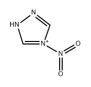 1H-1,2,4-Triazolium, 4-nitro- Struktur