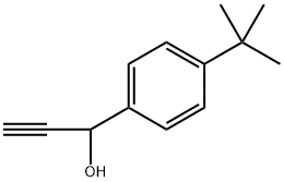 Benzenemethanol, 4-(1,1-dimethylethyl)-α-ethynyl- Struktur