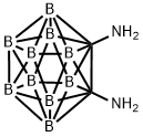 1,12-Dicarbadodecaborane(12)-1,2-diamine Struktur