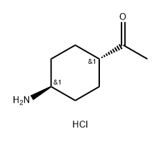 Ethanone, 1-(trans-4-aminocyclohexyl)-, hydrochloride (1:1), 879876-86-5, 結(jié)構(gòu)式
