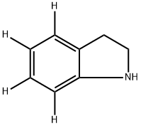 1H-Indole-4,5,6,7-d4, 2,3-dihydro- Struktur