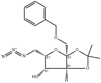 α-L-Sorbofuranose, 6-azido-6-deoxy-2,3-O-(1-methylethylidene)-1-O-(phenylmethyl)-