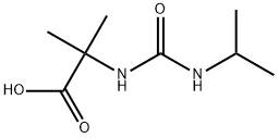 2-(3-isopropylureido)-2-methylpropanoicacid Struktur