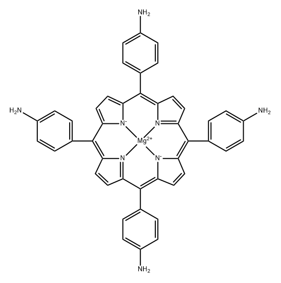 5,10,15,20-Tetrakis-(4-aminophenyl)-porphine-Mg(II) Struktur