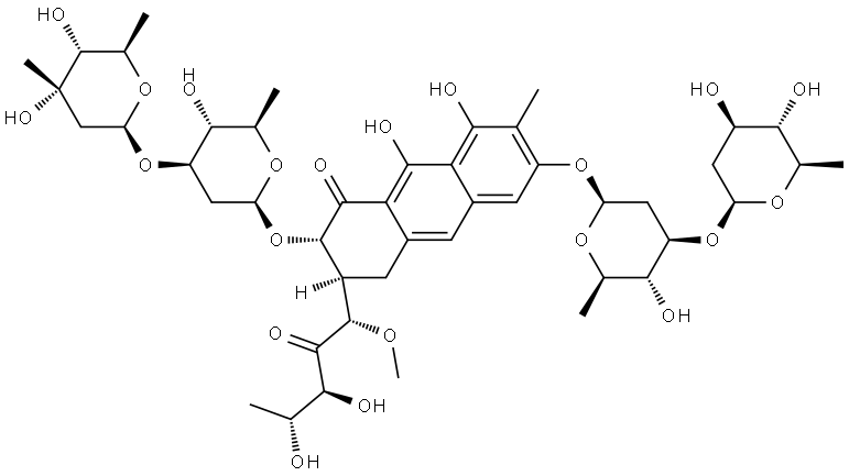 Mithramycin Impurity 3 Struktur