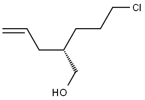 (2S)-2-(3-chloropropyl)pent-4-en-1-ol Struktur