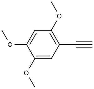 1-Ethynyl-2,4,5-trimethoxybenzene Struktur