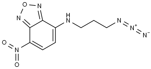 N-(3-azidopropyl)-7-nitrobenzo[c][1,2,5]oxadiazol-4-amine Struktur