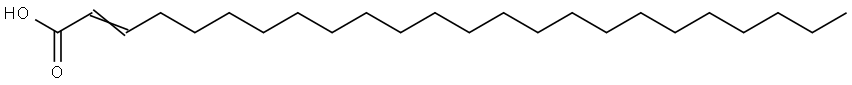 2-tetracosenoic acid Struktur
