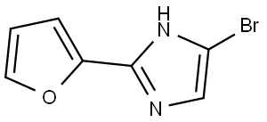 4-bromo-2-(furan-2-yl)-1H-imidazole Struktur