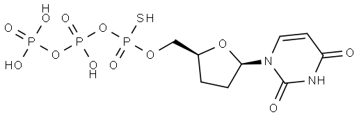 ddUTP-α-S Struktur