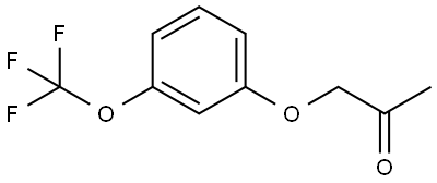 1-(3-TRIFLUOROMETHOXYPHENOXY)-2-PROPANONE Struktur