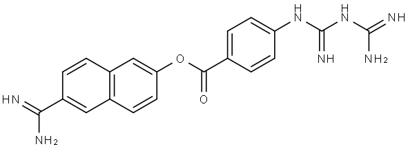 Nafamostat Impurity 20 Struktur