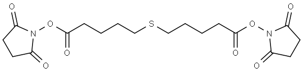 Bis (2,5-dioxopyrrolidin-1-yl) 5,5 '- thiodicarbonate ester Struktur