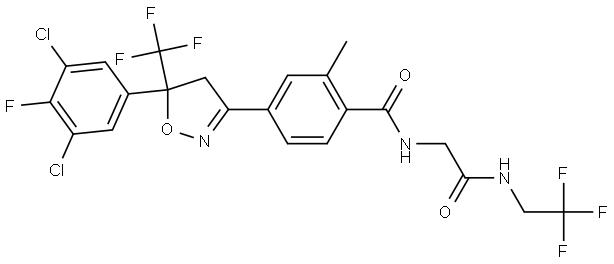 F-氟雷拉納 結(jié)構(gòu)式