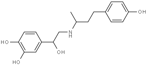 Dobutamine hydrochloride impurity 20 Struktur
