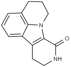 5,6,10,11-TETRAHYDRO-4H-PYRIDO[4',3':4,5]PYRROLO[3,2,1-IJ]QUINOLIN-8(9H)-ONE Struktur
