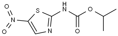 ISOPROPYL 5-NITRO-1,3-THIAZOL-2-YLCARBAMATE Struktur
