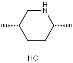cis-2,5-dimethylpiperidine hydrochloride Struktur
