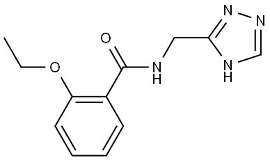 N-((1H-1,2,4-triazol-3-yl)methyl)-2-ethoxybenzamideMolecular Weight: 246.27 Struktur