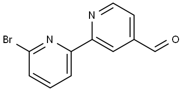 6-Bromo-4'-formyl-2,2'-bipyridine Struktur