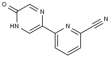 5-Hydroxy-2-(6'-cyano-2'-pyridyl)pyrazine Struktur