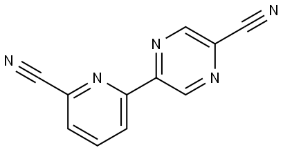 5,6'-Dicyano-2-(2'-pyridyl)pyrazine Struktur