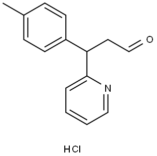 Triprolidine aldehyde hydrochloride Struktur
