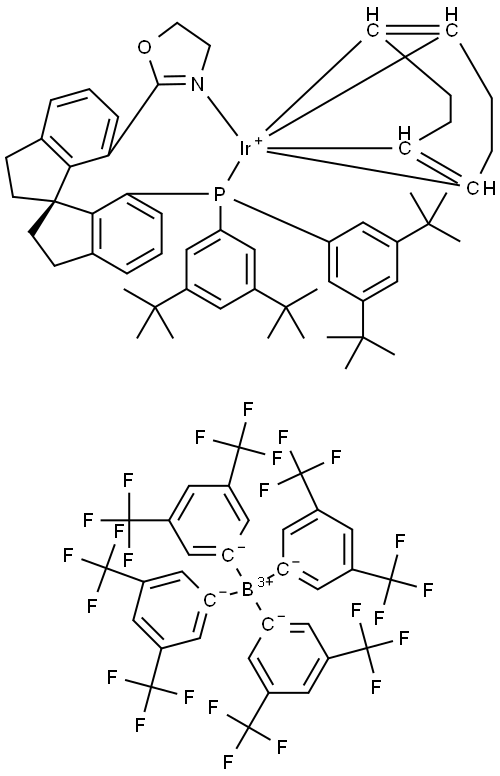 (S)-DTB-SIPHOX-Ir Struktur