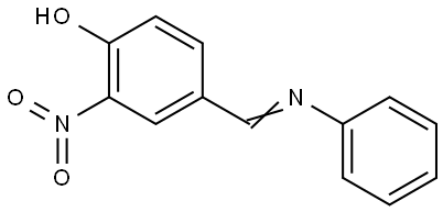 2-NITRO-ALPHA-PHENYLIMINO-PARA-CRESOL Struktur
